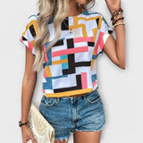 Mónica - Blusa de manga curta - Ines Braga