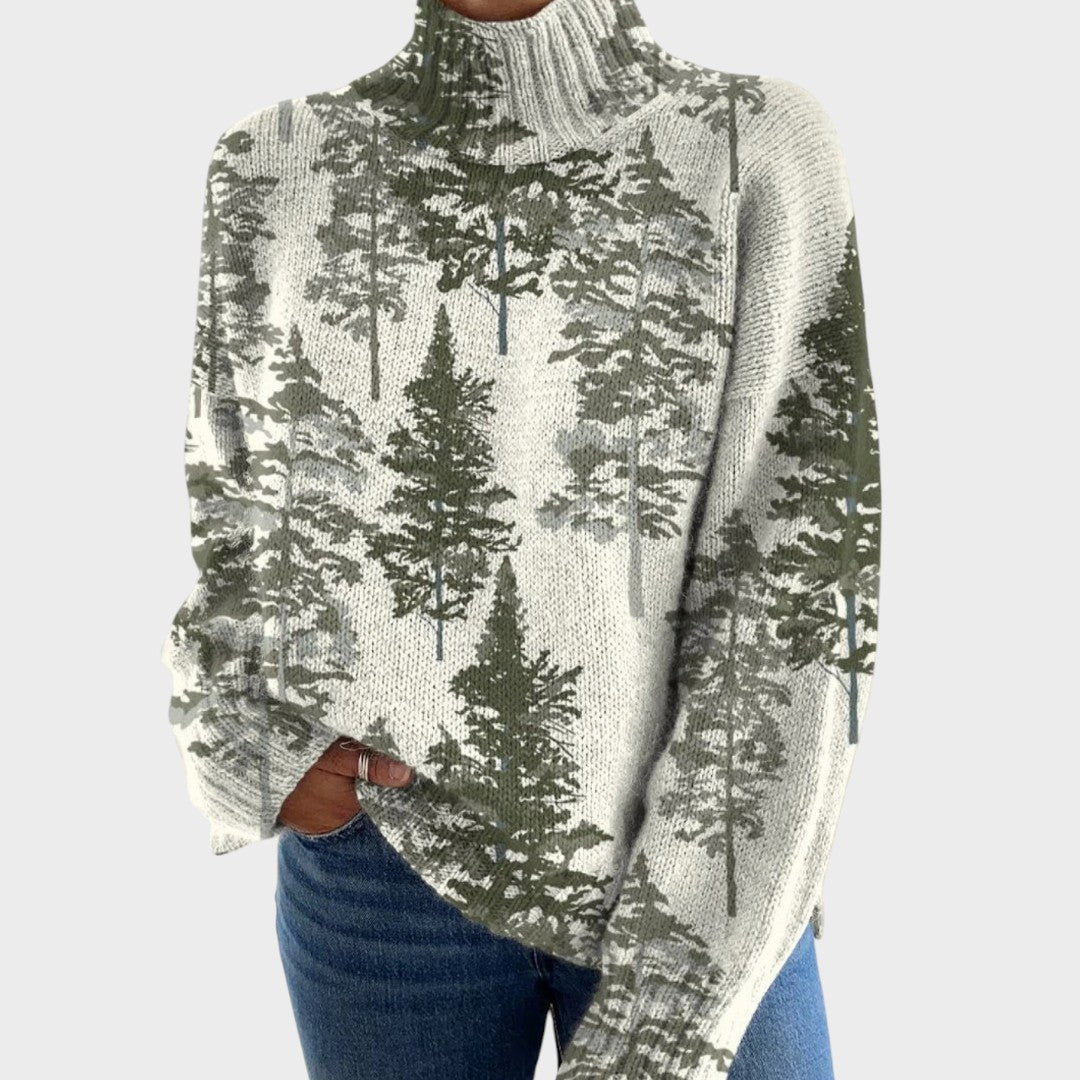 Nádia - Camisola de Malha Artística - Ines Braga