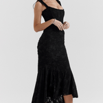 Nalina™ | Vestido Maxi – Elegância em Cada Detalhe - Ines Braga