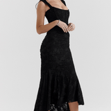 Nalina™ | Vestido Maxi – Elegância em Cada Detalhe - Ines Braga