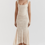 Nalina™ | Vestido Maxi – Elegância em Cada Detalhe - Ines Braga