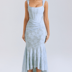 Nalina™ | Vestido Maxi – Elegância em Cada Detalhe - Ines Braga