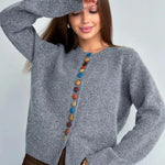 Nicole |Cardigã com Detalhe de Botões - Ines Braga