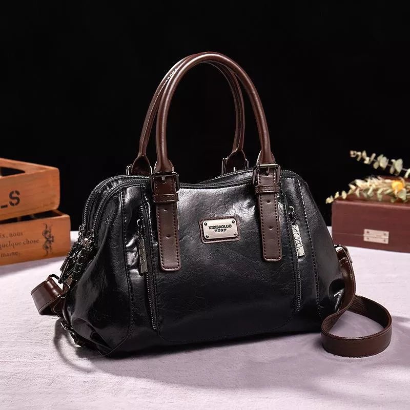 Nina | Bolsa de Couro Elegante para Uso Diário Versátil - Ines Braga