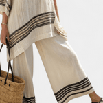 Noémia | Conjunto Elegante De Linho Bambu Daisy Confortável - Ines Braga