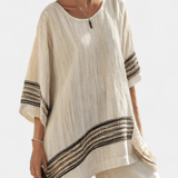 Noémia | Conjunto Elegante De Linho Bambu Daisy Confortável - Ines Braga