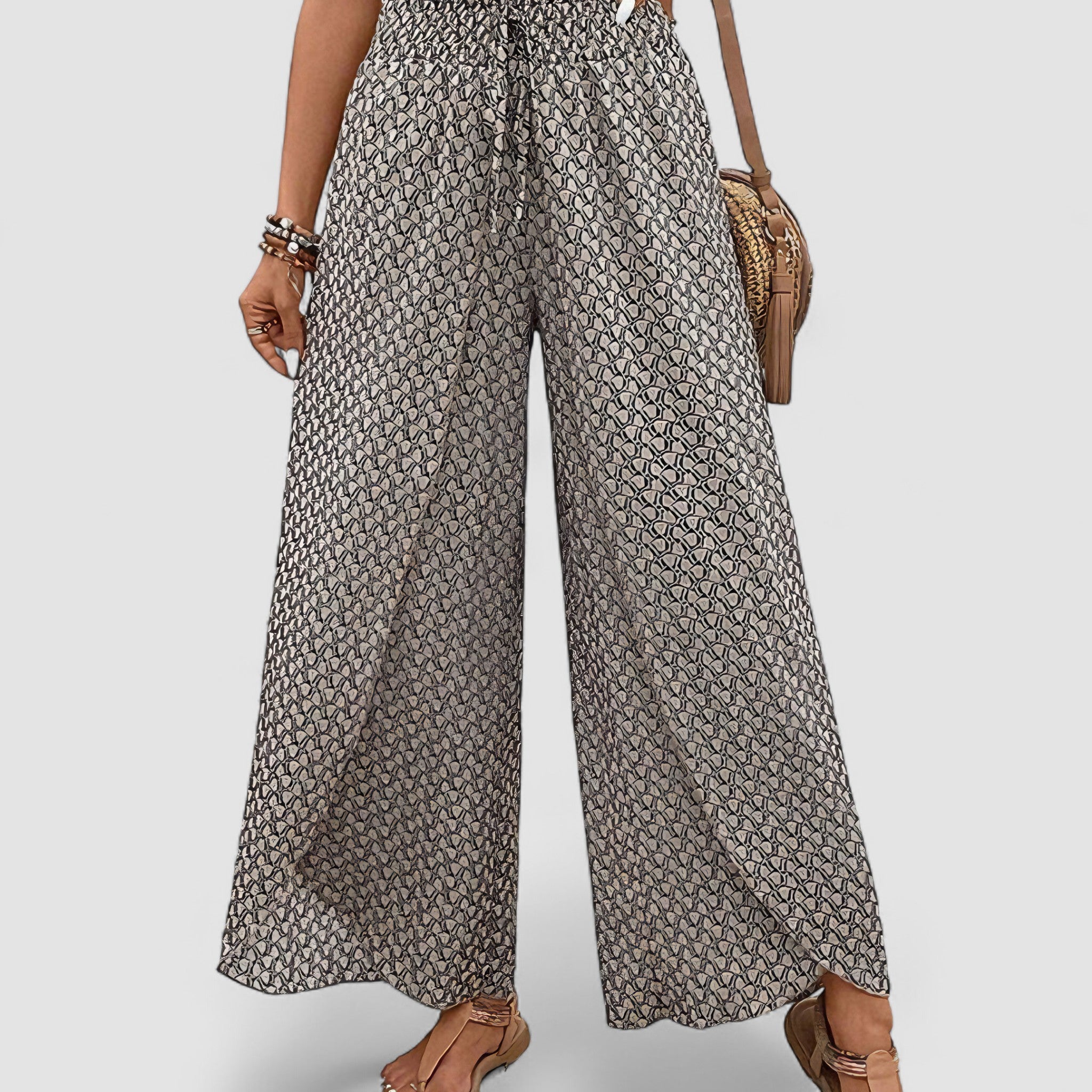 Nooir | Calças largas relaxadas - Ines Braga