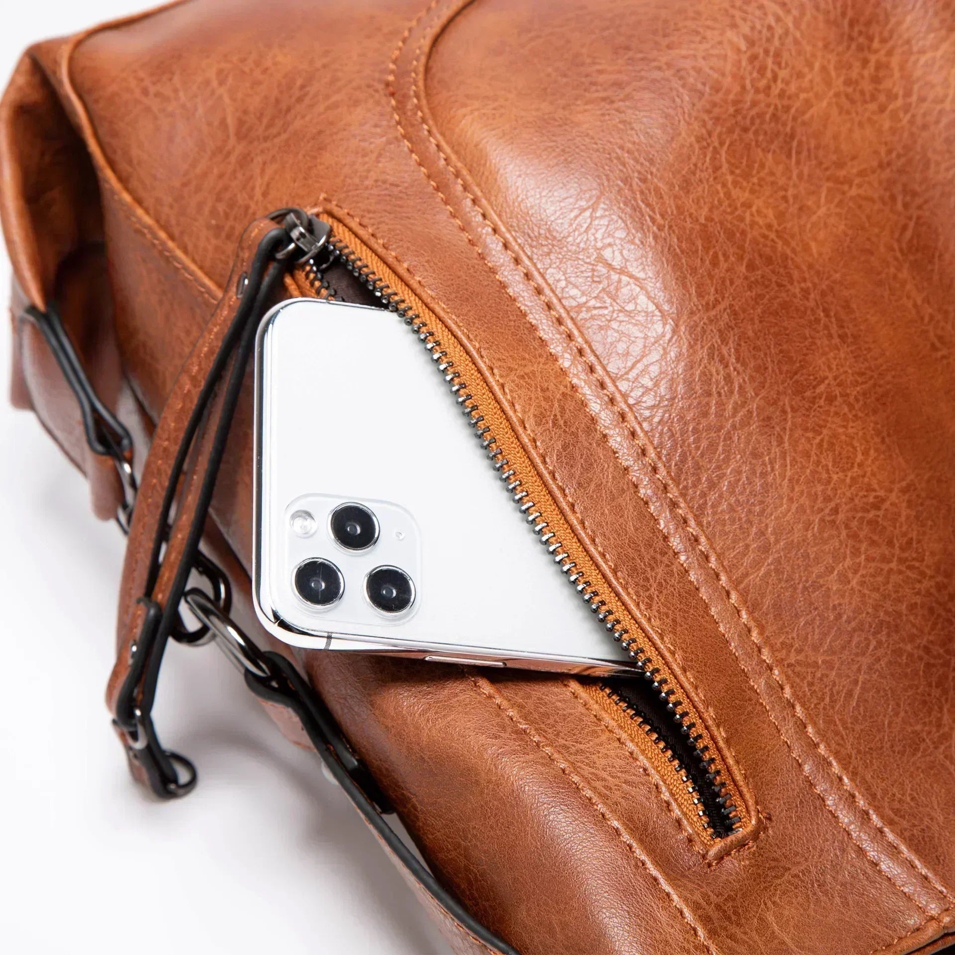 Nora | Bolsa De Couro Prática E Espaçosa Para Todo Dia - Ines Braga