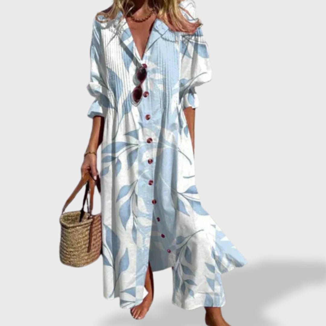 Odessa - Vestido Boho de Linho - Ines Braga