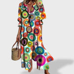 Odessa - Vestido Boho de Linho - Ines Braga