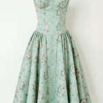 Odette Élégance | Vestido midi com corpete estruturado - Ines Braga