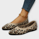 Paula - Sabrinas de renda com estampado de leopardo - Ines Braga