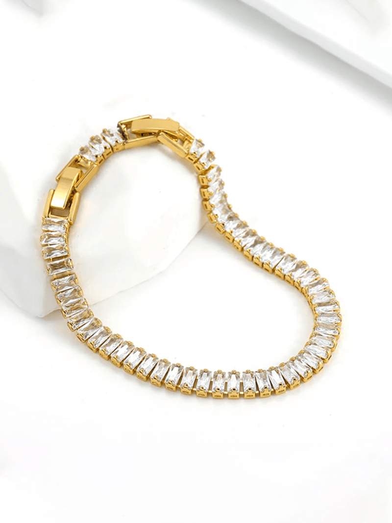 Pulseira de Rivière Baguette - Ines Braga