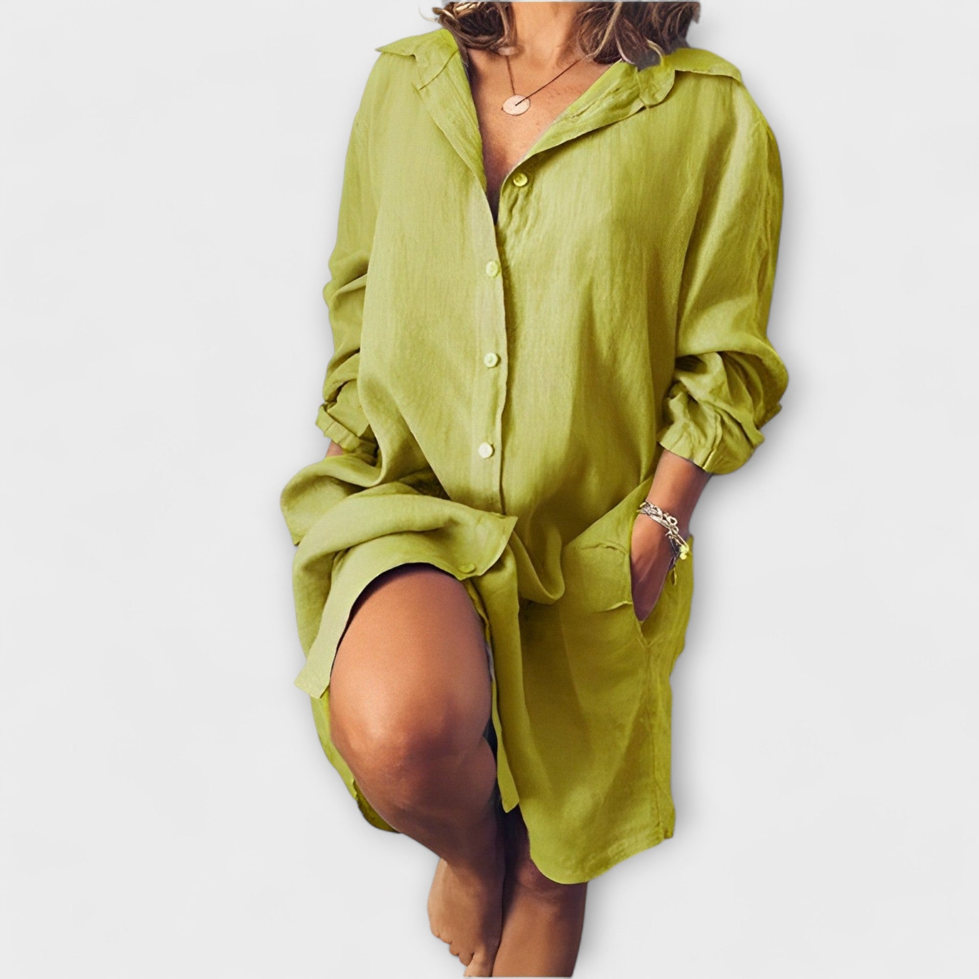 Raquel - Blusa de linho casual - Ines Braga