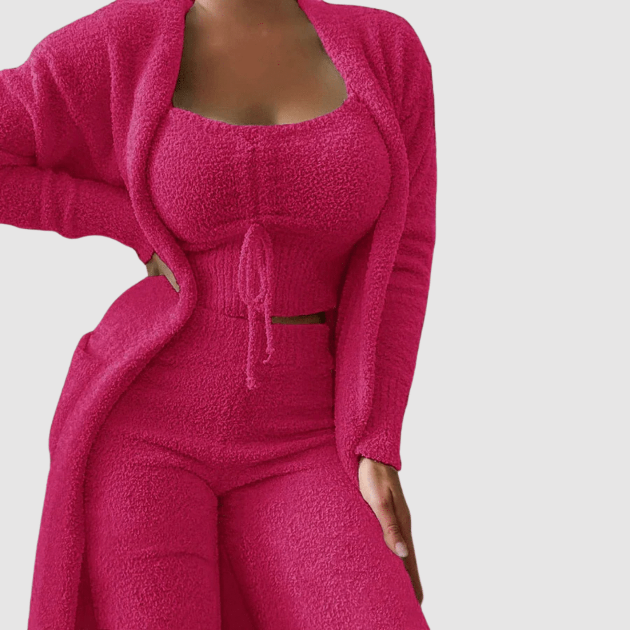 Raquel - Conjunto de Pijama de 3 Peças - Ines Braga