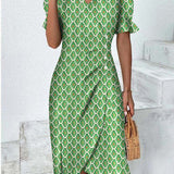 Rita | Vestido Envelope Leve para o Verão - Ines Braga