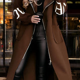 Rosa | Casaco - cardigan elegante com capuz - Ines Braga