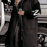 Rosa | Casaco - cardigan elegante com capuz - Ines Braga