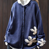 Safira |Cardigã com Padrão Floral - Ines Braga