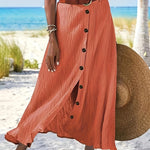 Saia Longa Semi Transparente com Abertura - Ines Braga