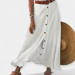 Saia Longa Semi Transparente com Abertura - Ines Braga