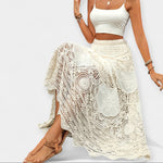 Saia midi com renda - Ines Braga