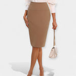 Saia Midi de Cintura Alta - Ines Braga