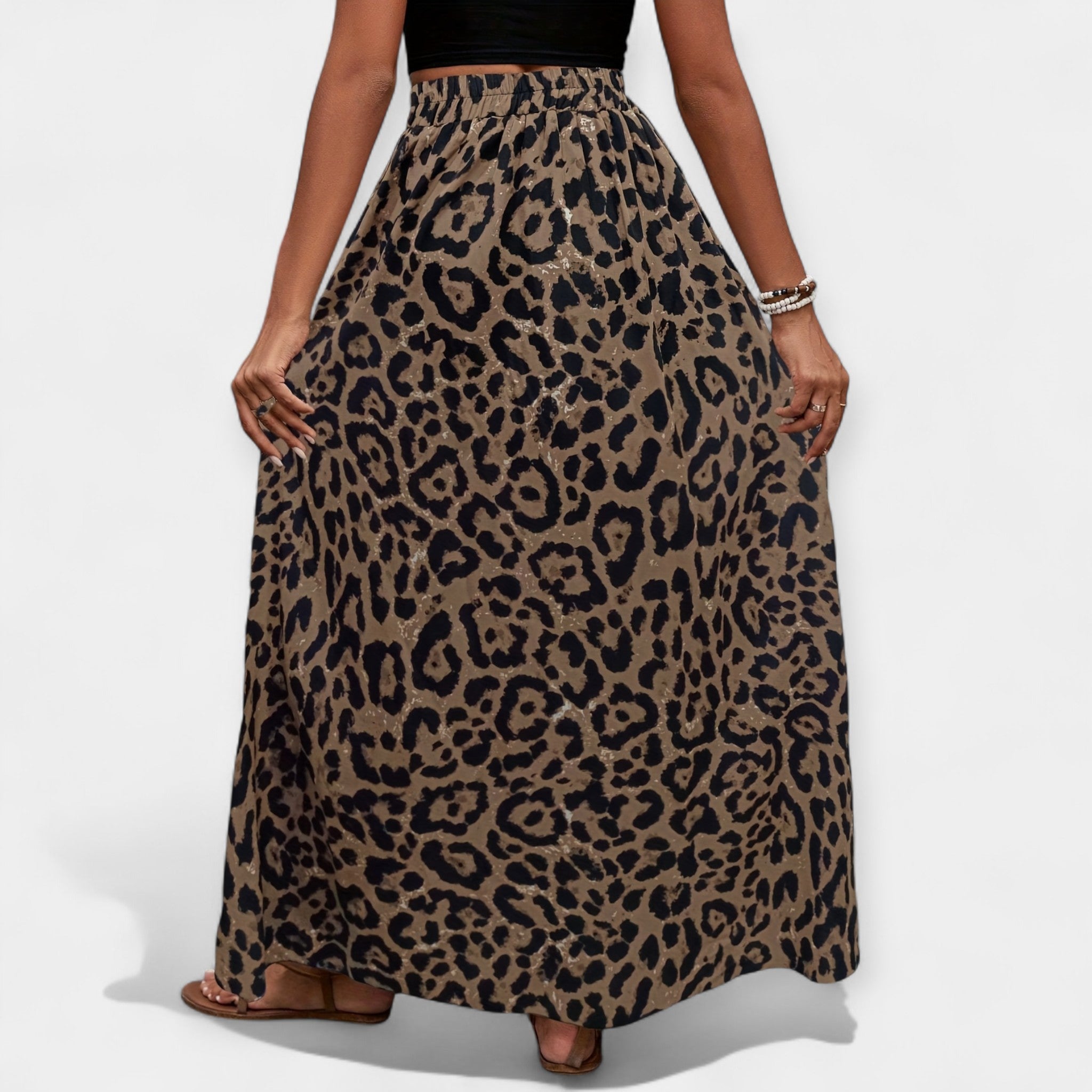 Saia Midi Leopard - Ines Braga