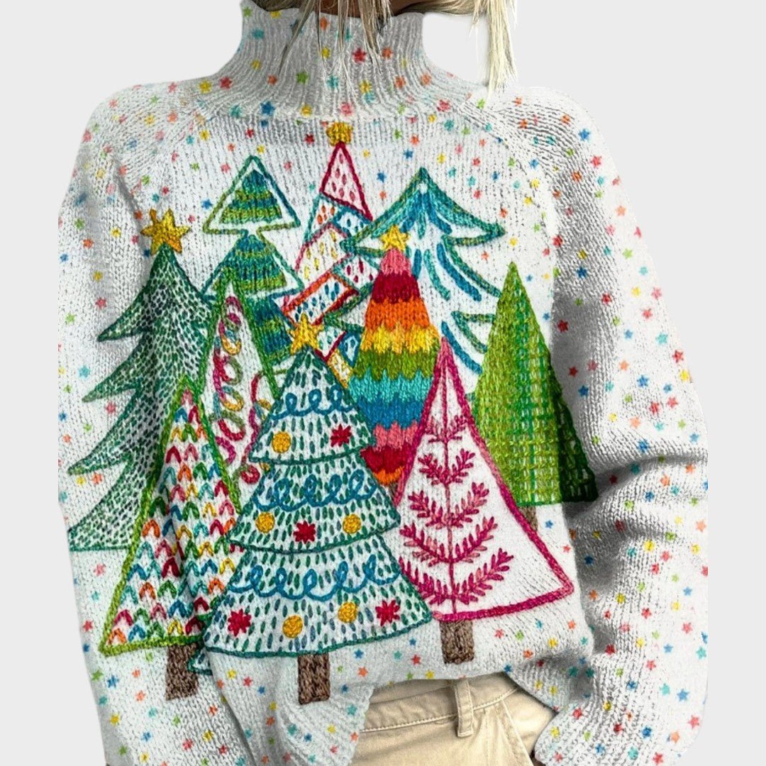 Sara - Camisola de Malha Artística - Ines Braga