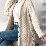 Sarahi™ | Casaco com capuz felpudo - Ines Braga