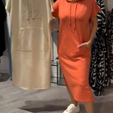 Saskia™ | Vestido casual com capuz - Ines Braga