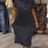 Saskia™ | Vestido casual com capuz - Ines Braga