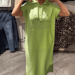 Saskia™ | Vestido casual com capuz - Ines Braga