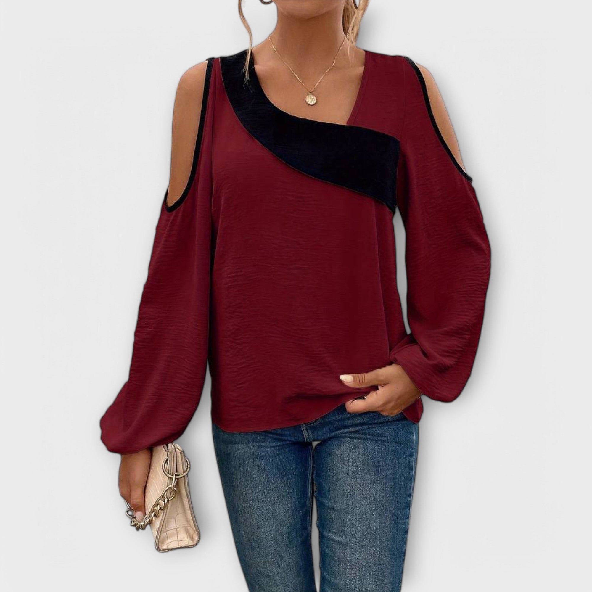 Scarlett - Blusa com decote quadrado - Ines Braga