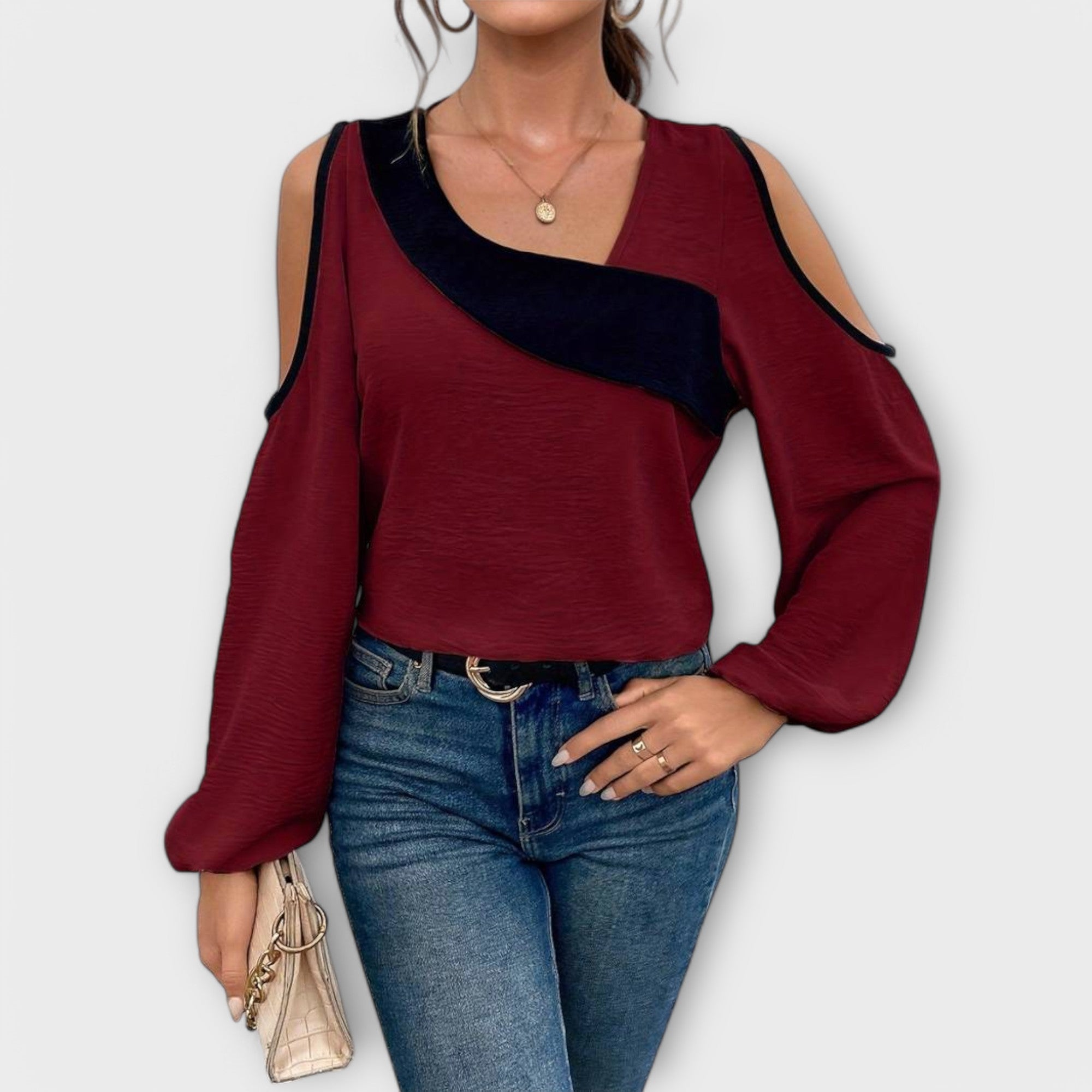 Scarlett - Blusa com decote quadrado - Ines Braga