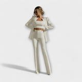 Selina – Elegante Conjunto de 3 Piezas (Blazer, Top, Pantalón) - Ines Braga