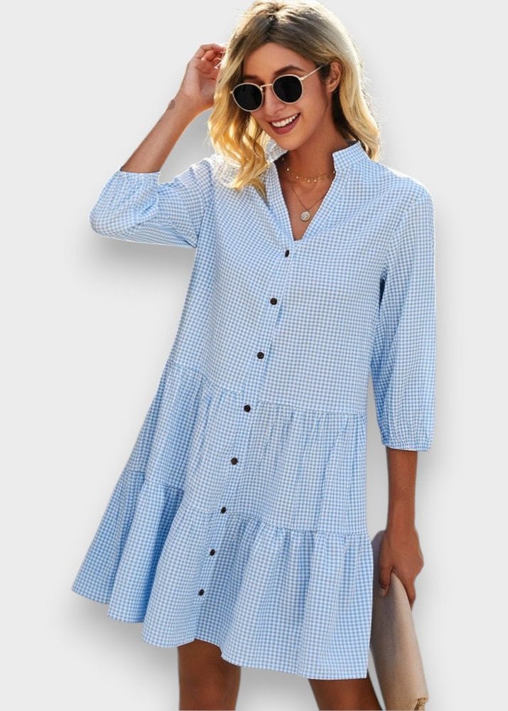 Shanna | Vestido Midi Com Leveza e Charme - Ines Braga