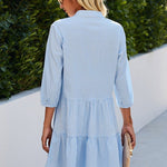 Shanna | Vestido Midi Com Leveza e Charme - Ines Braga