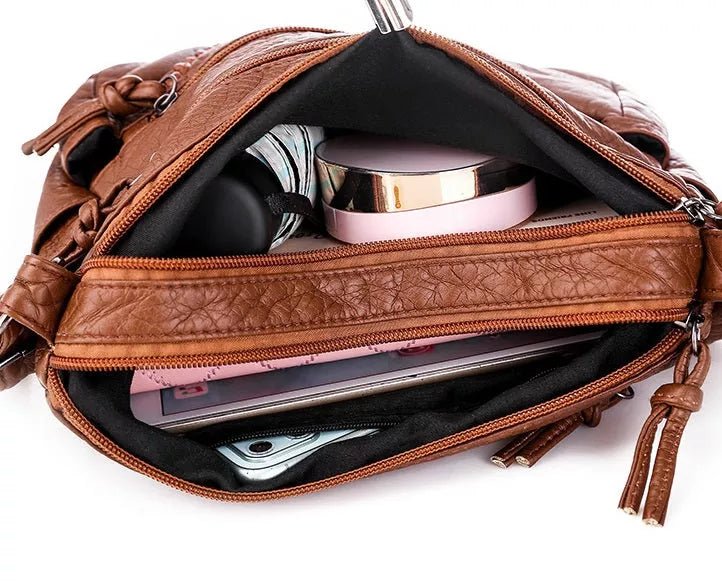 Sofie | Bolsa De Couro Macio Versatil Para Todo Momento - Ines Braga