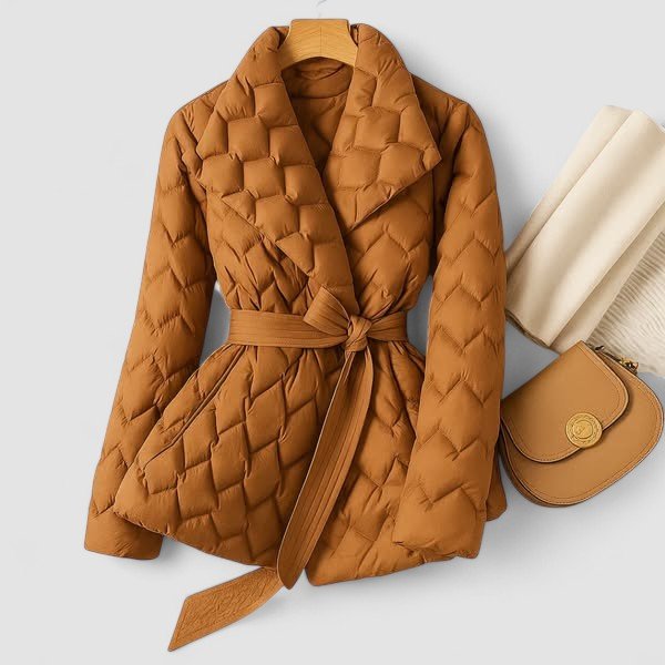 Sophia™ | Casaco de Penas Quente e Elegante - Ines Braga