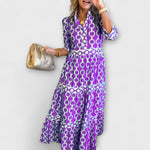 Sophia – Vestido Midi com Detalhes de Correntes - Ines Braga