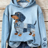 Estrella - Sudadera de mujer Patchwork Arte Jamnik-motivo