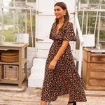 STELLA™ – O Maxi Vestido de Onça que Transforma Seu Visual - Ines Braga