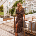 STELLA™ – O Maxi Vestido de Onça que Transforma Seu Visual - Ines Braga