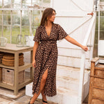 STELLA™ – O Maxi Vestido de Onça que Transforma Seu Visual - Ines Braga