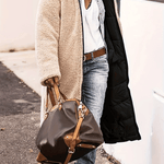 Tânia - Casaco Quente Dupla Face - Ines Braga