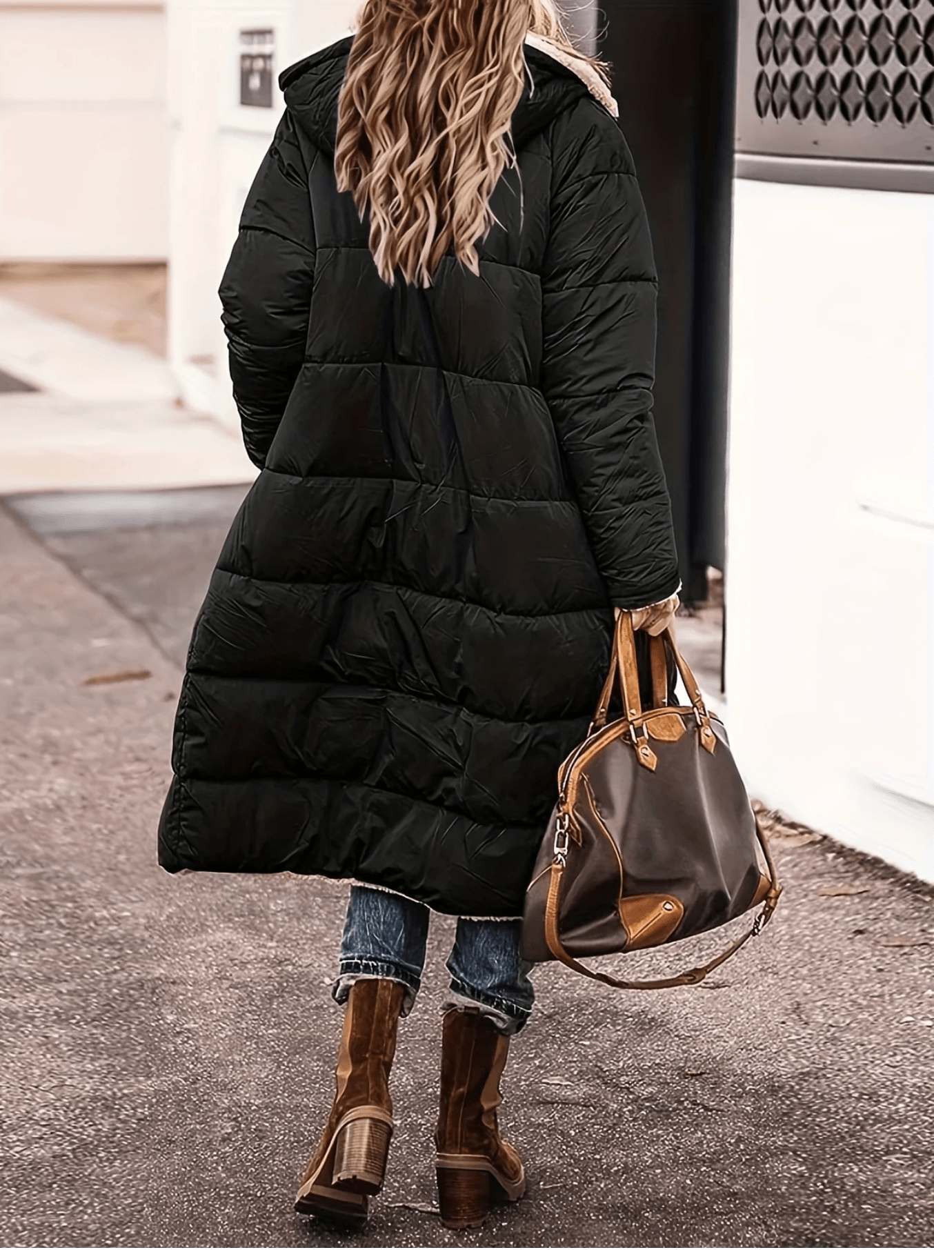 Tânia - Casaco Quente Dupla Face - Ines Braga