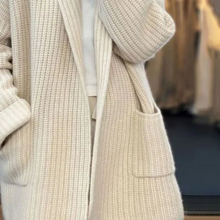 Teresa | Cardigan de Malha com Bolsos - Ines Braga