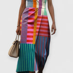 Tiffany - Vestido sem mangas estampado - Ines Braga