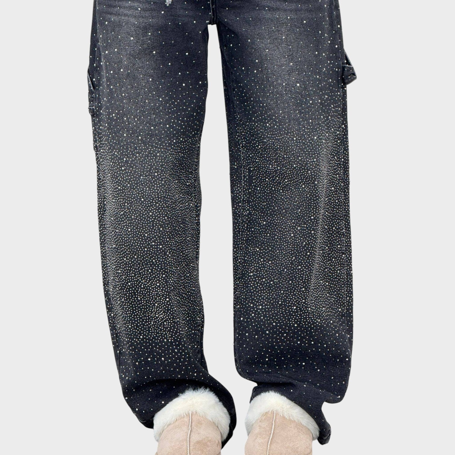 Valerie - Calças de ganga largas com um brilho subtil - Ines Braga